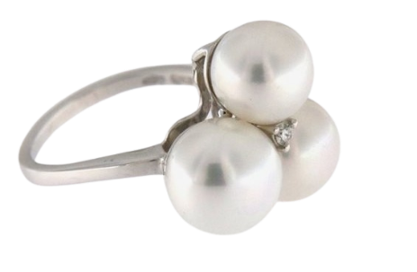 Anello Bliss Donna in Oro bianco Perla K21053 - K21053